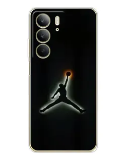 Чехол для Realme C73 5G с картинкой «Jordan Gradient Logo»