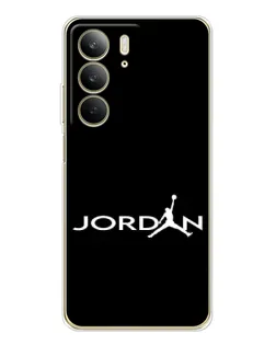 Чехол для Realme C73 5G с картинкой «Jordan White Logo» Чехол для Realme C73 5G с картинкой «Jordan White Logo»