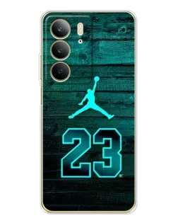 Чехол для Realme C73 5G с картинкой «Jordan Cyan 23» Чехол для Realme C73 5G с картинкой «Jordan Cyan 23»