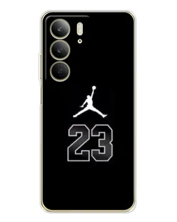 Чехол для Realme C73 5G с картинкой «Jordan Flight 23» Чехол для Realme C73 5G с картинкой «Jordan Flight 23»