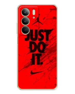 Чехол для Realme C73 5G с картинкой «Nike Just Do It» Чехол для Realme C73 5G с картинкой «Nike Just Do It»