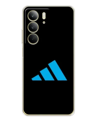 Чехол для Realme C73 5G с картинкой «Adidas Cyan Logo»