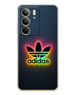 Чехол для Realme C73 5G с картинкой «Неоновый Adidas»