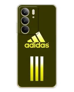 Чехол для Realme C73 5G с картинкой «Оливковый градиент Adidas»