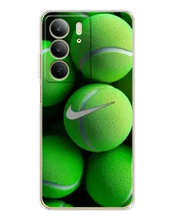 Чохол для Realme C73 5G з картинкою «Тенісні м'ячі Найк»