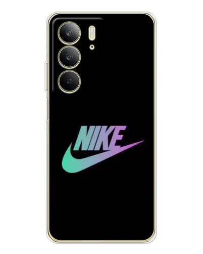Чехол для Realme C73 5G с картинкой «Nike — городская ночь»