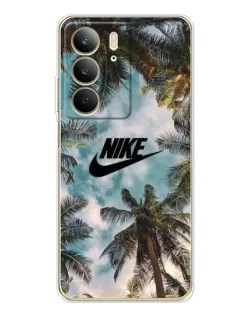 Чохол для Realme C73 5G з картинкою «Тропічний принт Nike»