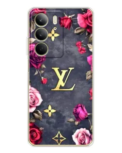 Чехол для Realme C73 5G с картинкой «Цветочный Louis Vuitton»