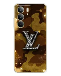 Чехол для Realme C73 5G с картинкой «Камуфляжный Louis Vuitton»
