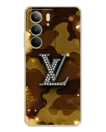 Чехол для Realme C73 5G с картинкой «Камуфляжный Louis Vuitton»