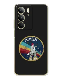 Чехол для Realme C73 5G с картинкой «NASA — эмблема миссии»
