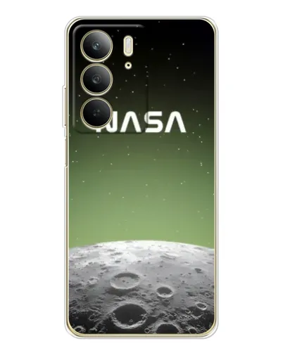 Чехол для Realme C73 5G с картинкой «NASA — лунный градиент»