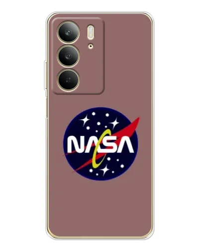 Чехол для Realme C73 5G с картинкой «NASA — ретро космос»