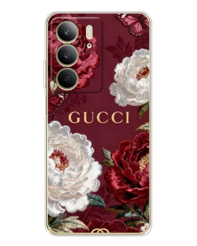 Чехол для Realme C73 5G с картинкой «Gucci — бордовые розы» Чехол для Realme C73 5G с картинкой «Gucci — бордовые розы»