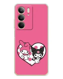 Чехол для Realme C73 5G с картинкой «Kuromi и My Melody» Чехол для Realme C73 5G с картинкой «Kuromi и My Melody»