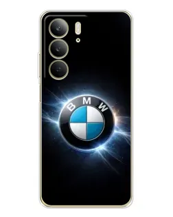 Чехол для Realme C73 5G с картинкой «BMW — неоновое сияние» Чехол для Realme C73 5G с картинкой «BMW — неоновое сияние»