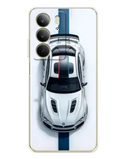 Чехол для Realme C73 5G с картинкой «Вид сверху — BMW M» Чехол для Realme C73 5G с картинкой «Вид сверху — BMW M»