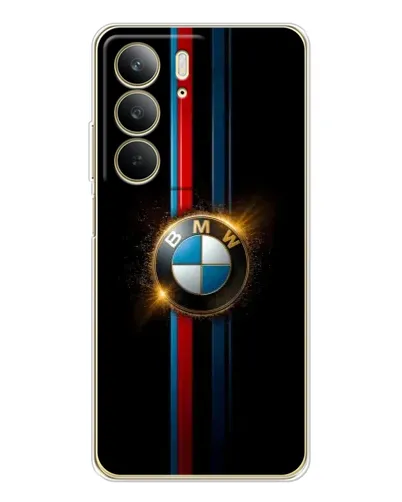 Чехол для Realme C73 5G с картинкой «BMW M-Power неон»