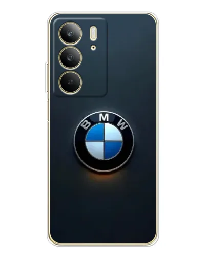 Чехол для Realme C73 5G с картинкой «Логотип BMW — минимализм»