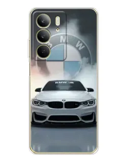 Чехол для Realme C73 5G с картинкой «BMW в белом дыму» Чехол для Realme C73 5G с картинкой «BMW в белом дыму»