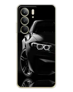 Чехол для Realme C73 5G с картинкой «Черная BMW — профиль» Чехол для Realme C73 5G с картинкой «Черная BMW — профиль»