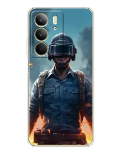 Чехол для Realme C73 5G с картинкой «PUBG — реалистичный герой» Чехол для Realme C73 5G с картинкой «PUBG — реалистичный герой»