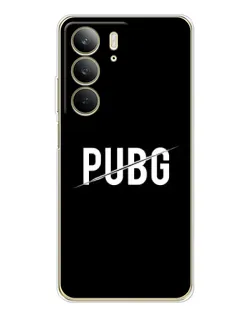 Чехол для Realme C73 5G с картинкой «PUBG — белый логотип» Чехол для Realme C73 5G с картинкой «PUBG — белый логотип»
