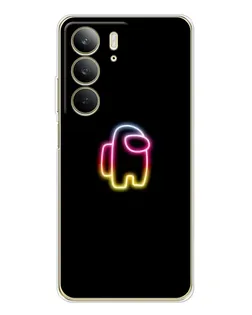 Чехол для Realme C73 5G с картинкой «Among Us градиент» Чехол для Realme C73 5G с картинкой «Among Us градиент»