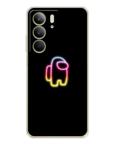 Чехол для Realme C73 5G с картинкой «Among Us градиент» Чехол для Realme C73 5G с картинкой «Among Us градиент»
