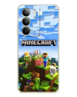 Чохол для Realme C73 5G з картинкою «Minecraft класичний світ»