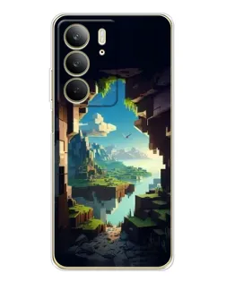 Чохол для Realme C73 5G з картинкою «Вид з печери»