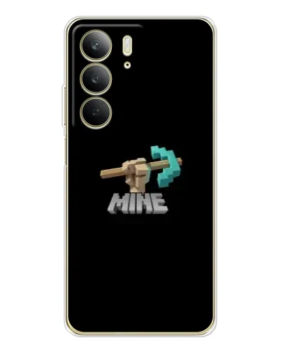Чехол для Realme C73 5G с картинкой «Алмазная кирка»