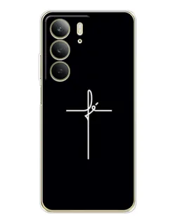 Чехол для Realme C73 5G с картинкой «Тонкий крест»