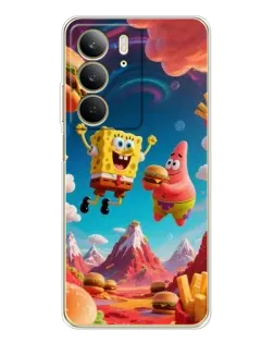 Чехол для Realme C73 5G с картинкой «Космический фастфуд» Чехол для Realme C73 5G с картинкой «Космический фастфуд»