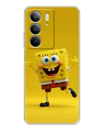 Чехол для Realme C73 5G с картинкой «Позитивный Губка Боб» Чехол для Realme C73 5G с картинкой «Позитивный Губка Боб»