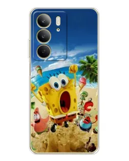 Чехол для Realme C73 5G с картинкой «Развлечения на пляже»