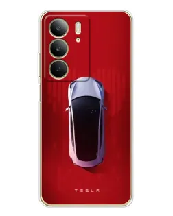 Чехол для Realme C73 5G с картинкой «Tesla Top View» Чехол для Realme C73 5G с картинкой «Tesla Top View»