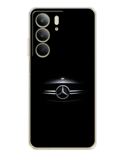 Чехол для Realme C73 5G с картинкой «Mercedes — абстрактные линии»