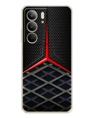 Чехол для Realme C73 5G с картинкой «Mercedes Carbon Grid»