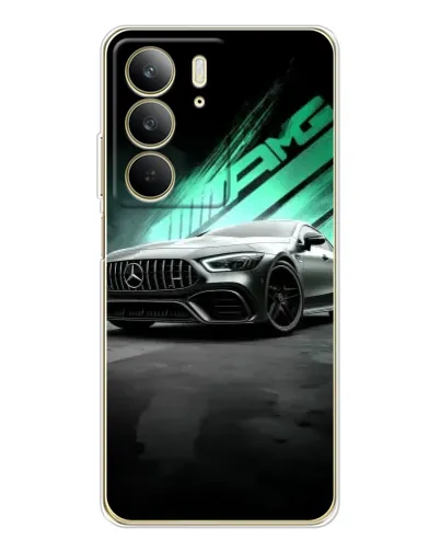 Чехол для Realme C73 5G с картинкой «Темный Mercedes AMG»
