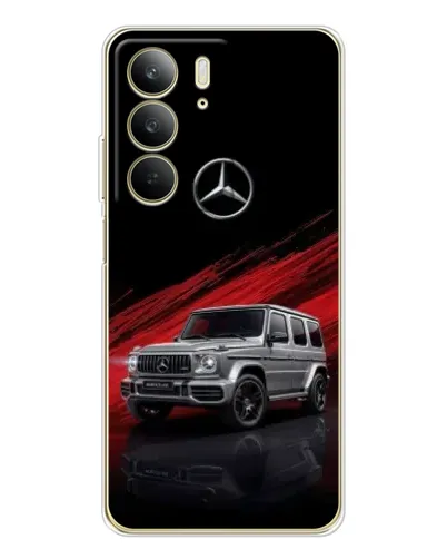 Чехол для Realme C73 5G с картинкой «Mercedes G-Class красный»