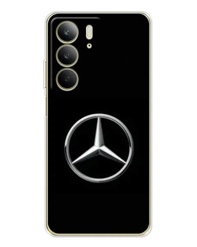 Чехол для Realme C73 5G с картинкой «Mercedes классический лого»