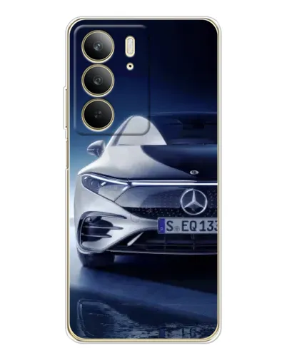 Чехол для Realme C73 5G с картинкой «Mercedes EQ — будущее»