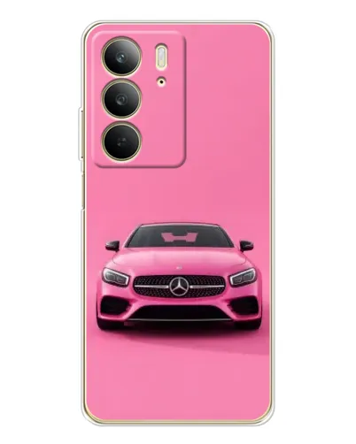 Чехол для Realme C73 5G с картинкой «Розовый Mercedes AMG» Чехол для Realme C73 5G с картинкой «Розовый Mercedes AMG»