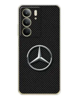 Чехол для Realme C73 5G с картинкой «Карбоновый Mercedes стиль»
