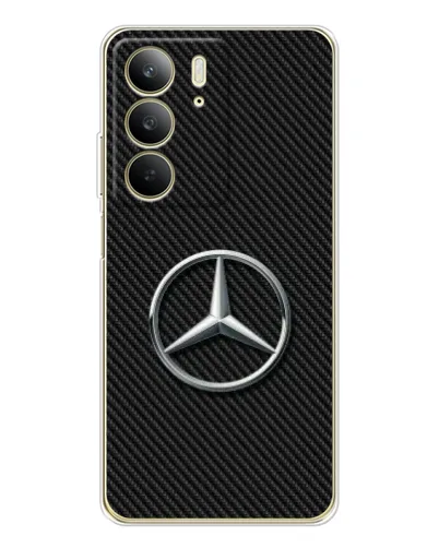 Чехол для Realme C73 5G с картинкой «Карбоновый Mercedes стиль» Чехол для Realme C73 5G с картинкой «Карбоновый Mercedes стиль»