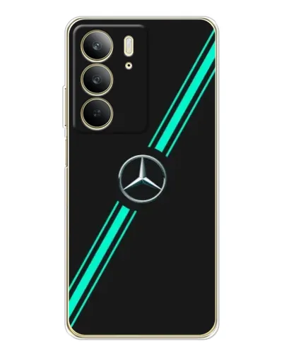 Чехол для Realme C73 5G с картинкой «Спортивные линии Mercedes» Чехол для Realme C73 5G с картинкой «Спортивные линии Mercedes»