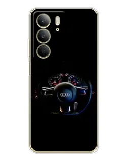 Чехол для Realme C73 5G с картинкой «Салон Audi — руль» Чехол для Realme C73 5G с картинкой «Салон Audi — руль»