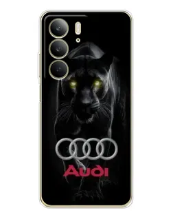 Чохол для Realme C73 5G з картинкою «Пантера та Audi» Чохол для Realme C73 5G з картинкою «Пантера та Audi»