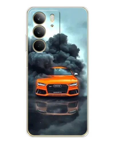 Чехол для Realme C73 5G с картинкой «Audi в облаках дыма» Чехол для Realme C73 5G с картинкой «Audi в облаках дыма»